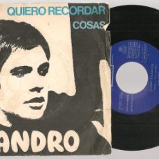 Discos de vinilo: SINGLE. LEANDRO. QUIERO RECORDAR / COSAS. (ST/DS3)