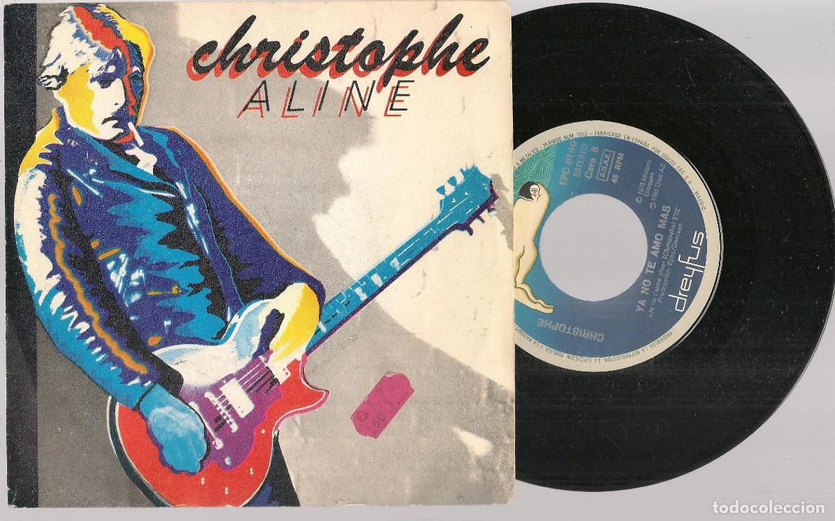 Discos de vinilo: SINGLE. CHRISTOPHE ALINE. (ST/DS3) - Foto 1