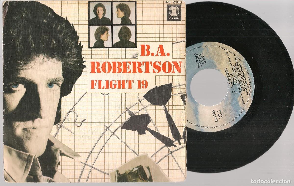 Discos de vinilo: SINGLE. B.A. ROBERTSON. FLIGHT 19. (ST/DS3) - Foto 1