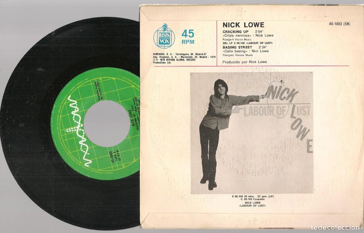 Discos de vinilo: SINGLE. NICK LOWE. CRACKING UP. (ST/DS3) - Foto 2