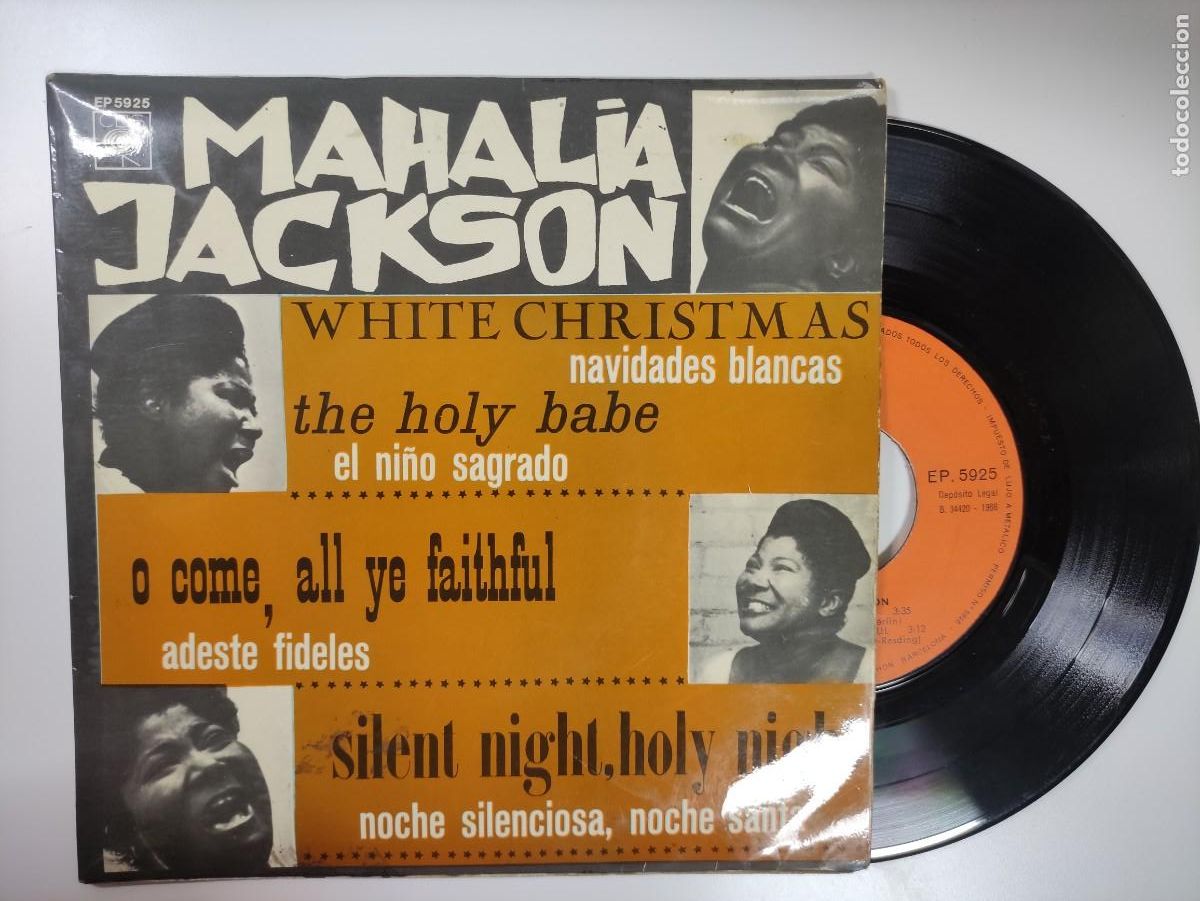 Discos de vinilo: Mahalia Jackson &ndash; Navidades Blancas - Foto 1