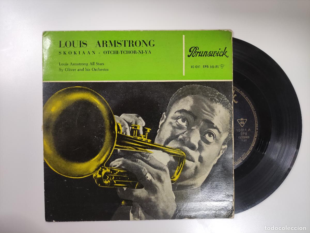 Discos de vinilo: LOUIS ARMSTRONG / SKOKIAAN+3 / 1960 - Foto 1
