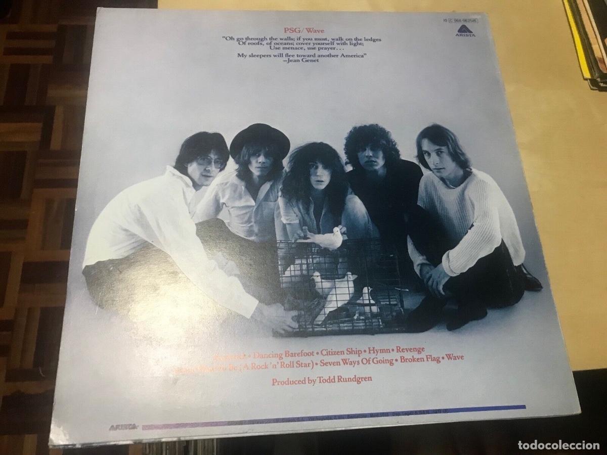 Discos de vinilo: PATTI SMITH - WAVE LP ARISTA 1979 - NEW WAVE - Foto 2