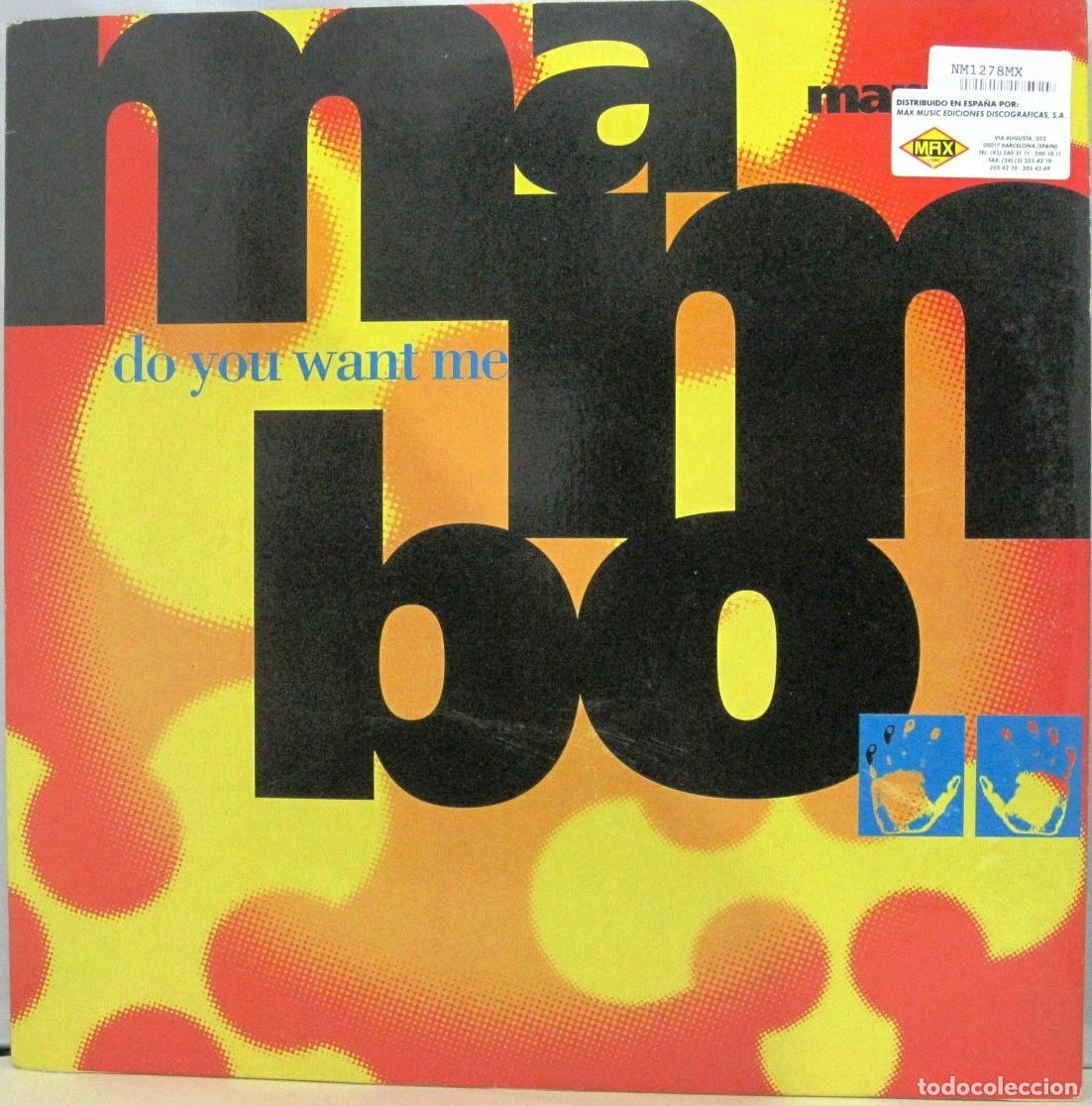Discos de vinilo: MAMBO - DO YOU WANT ME - MAXI SINGLE - Foto 1