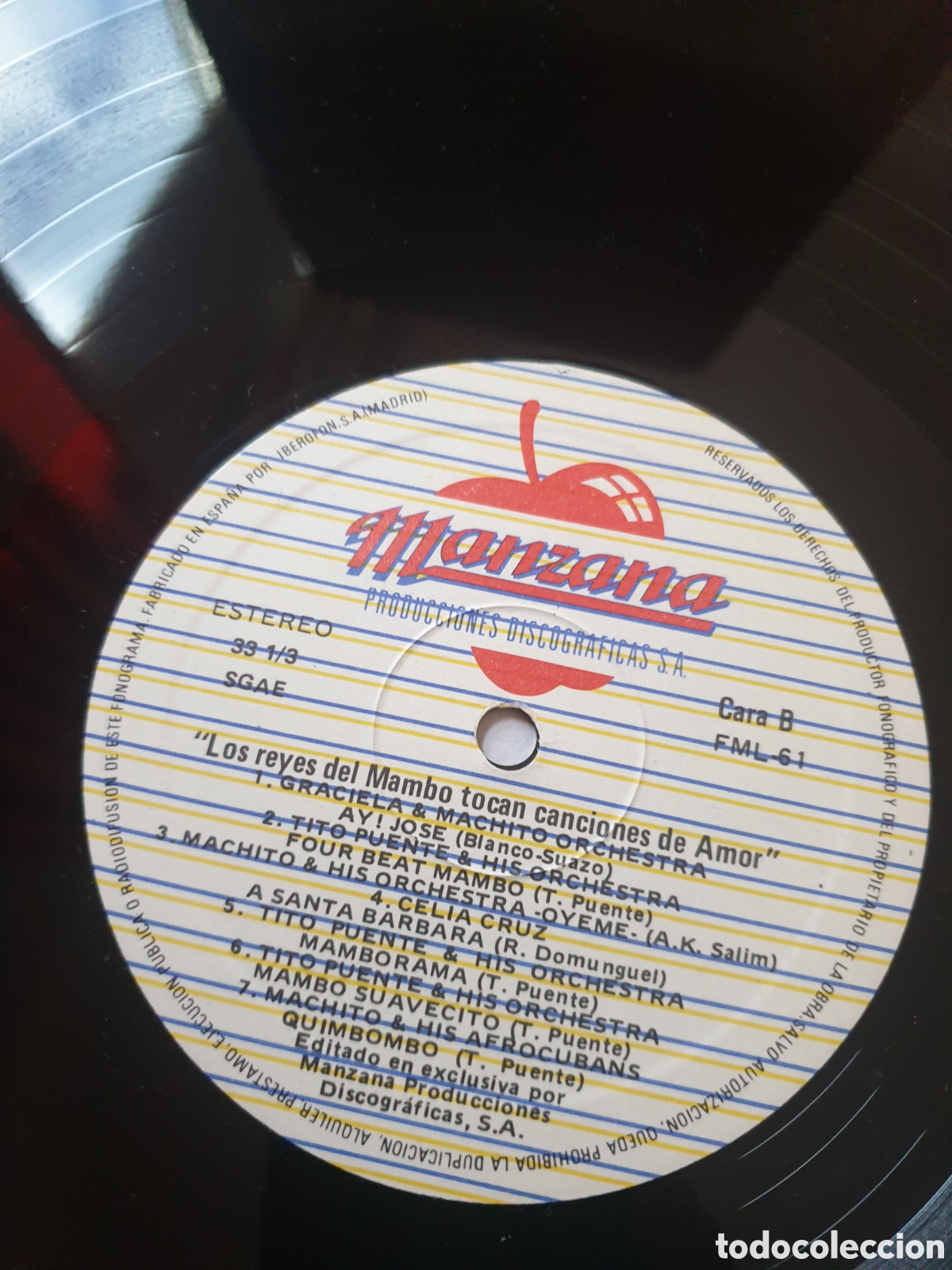 Discos de vinilo: Mambo! Los reyes del mambo tocan canciones de amor - Foto 3