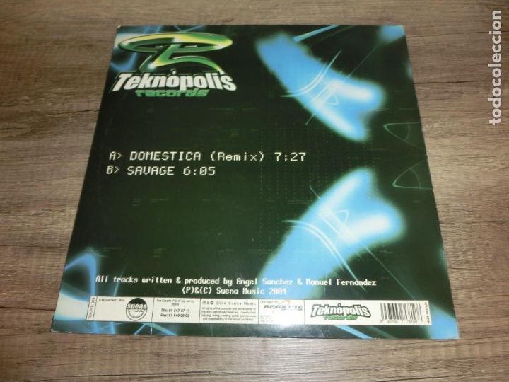 Discos de vinilo: Angel Sanchez &ndash; Domestica / Savage - Foto 2