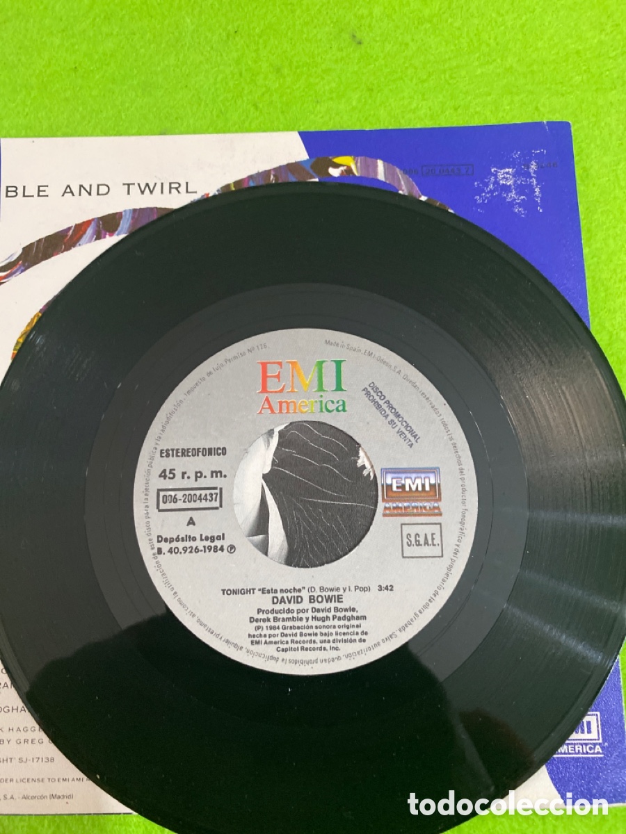Discos de vinilo: David Bowie ( promocional con sello) - Foto 3