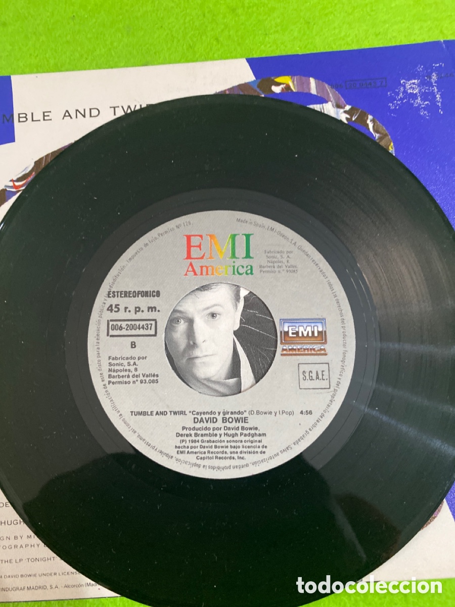 Discos de vinilo: David Bowie ( promocional con sello) - Foto 5