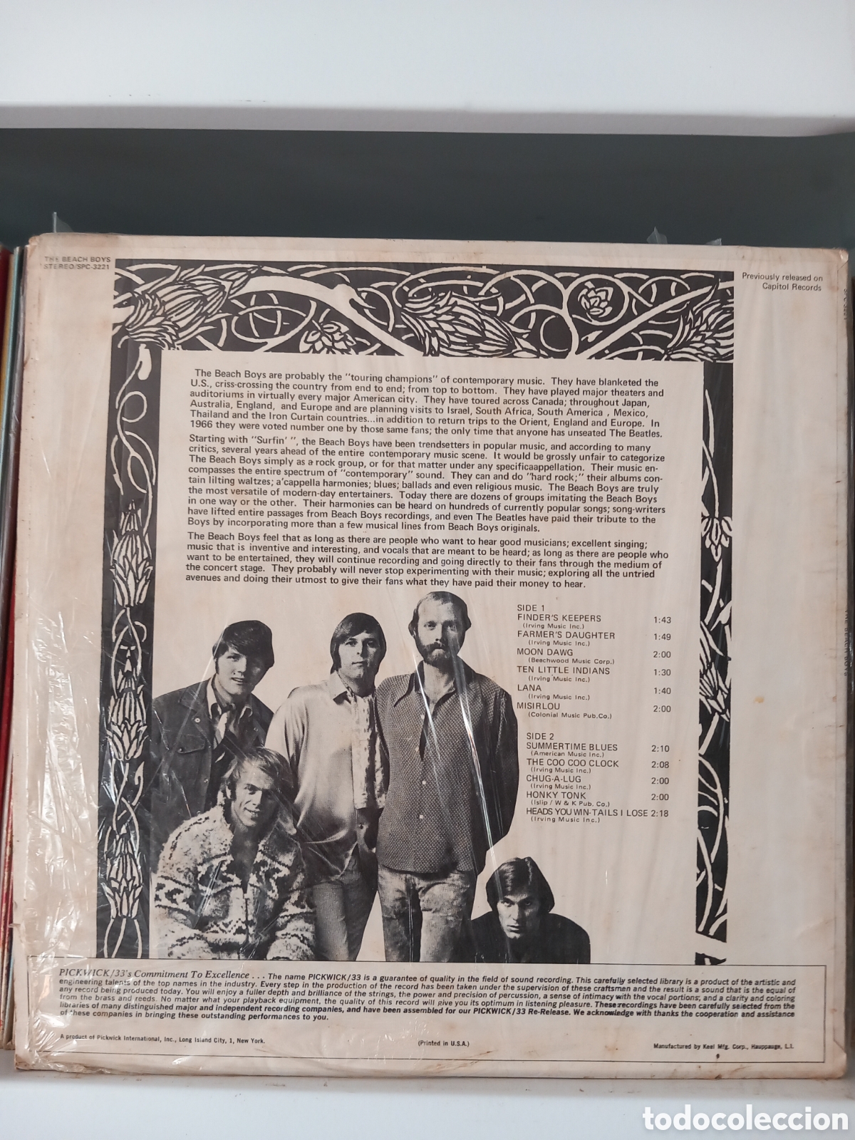 Discos de vinilo: Beach Boys - Beach Boys - lp usa - Foto 2