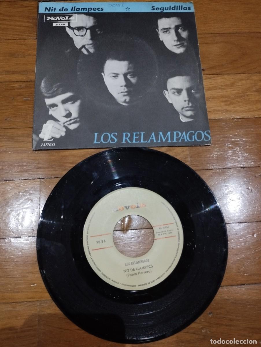 Discos de vinilo: LOS RELANMPAGOS - NIT DE LLAMPECS - SINGLE - 1965 - Foto 1