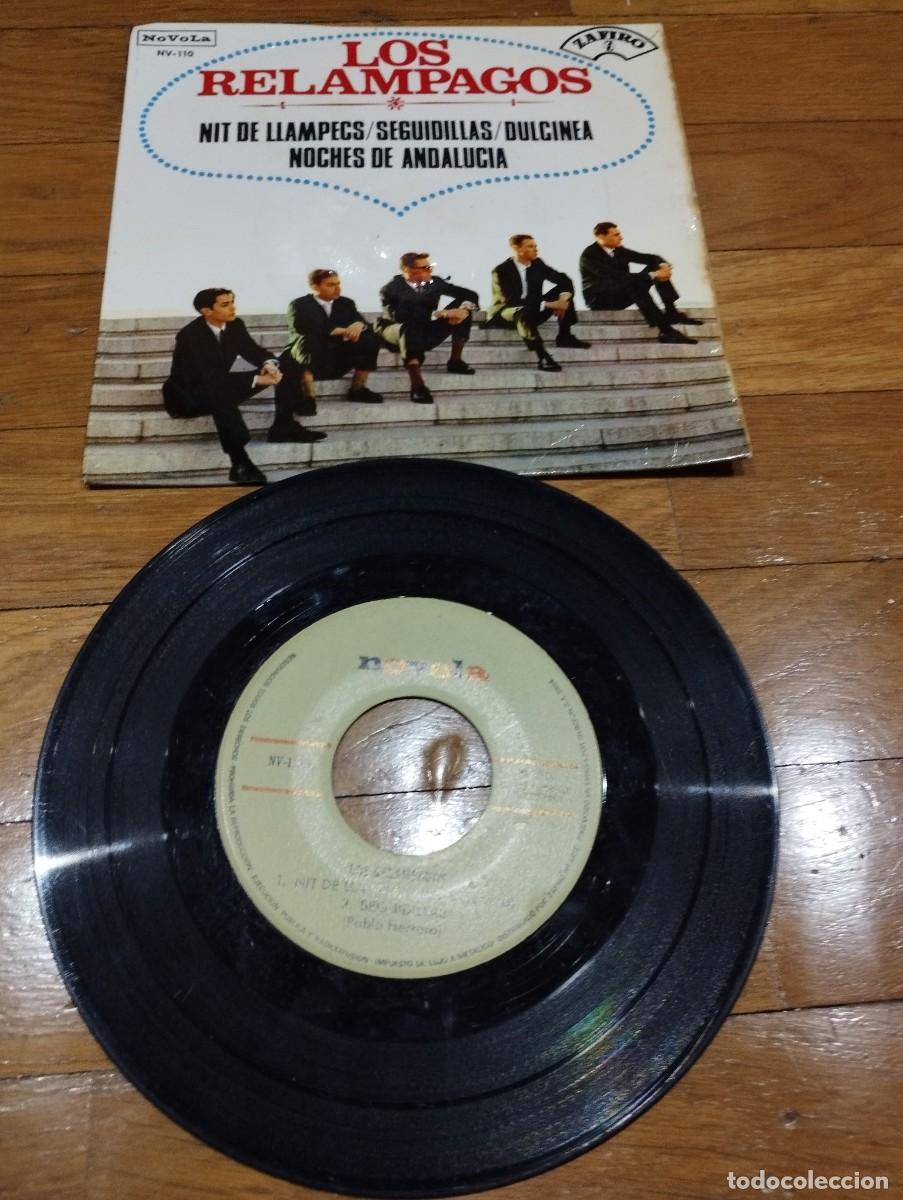Discos de vinilo: LOS RELAMPAGOS - NIT DE LLAMPECS EP 1965 - Foto 1