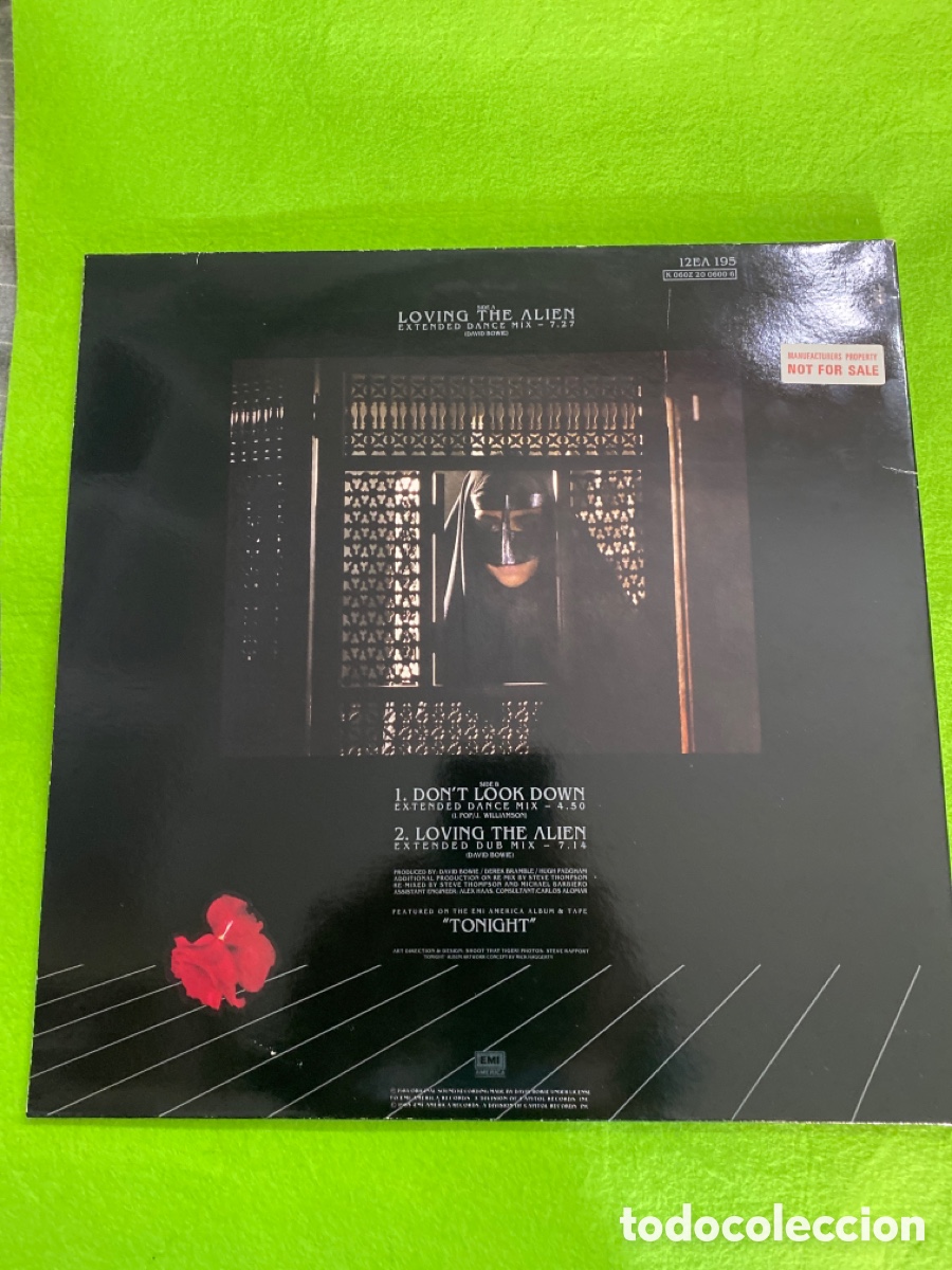 Discos de vinilo: David Bowie ( promocional) versi&oacute;n americana con p&oacute;ster - Foto 2