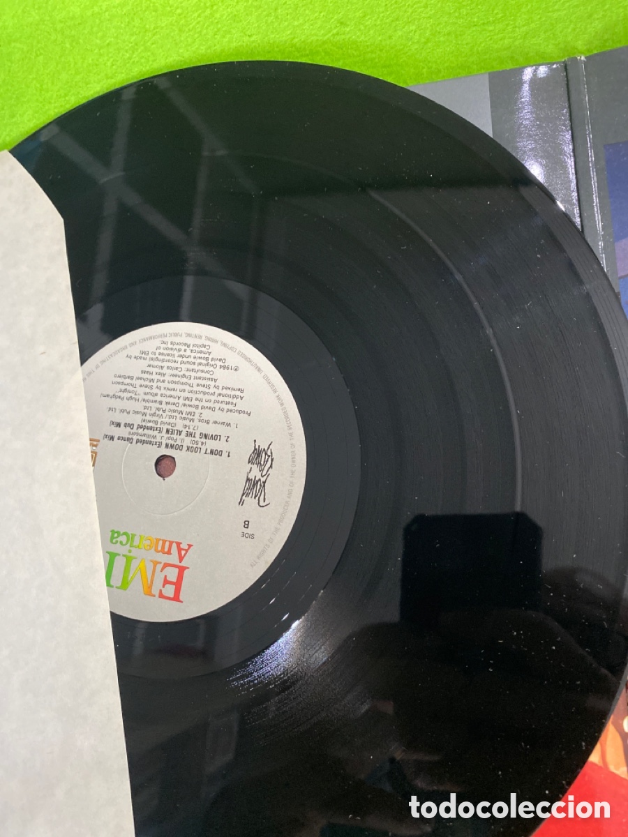Discos de vinilo: David Bowie ( promocional) versi&oacute;n americana con p&oacute;ster - Foto 6