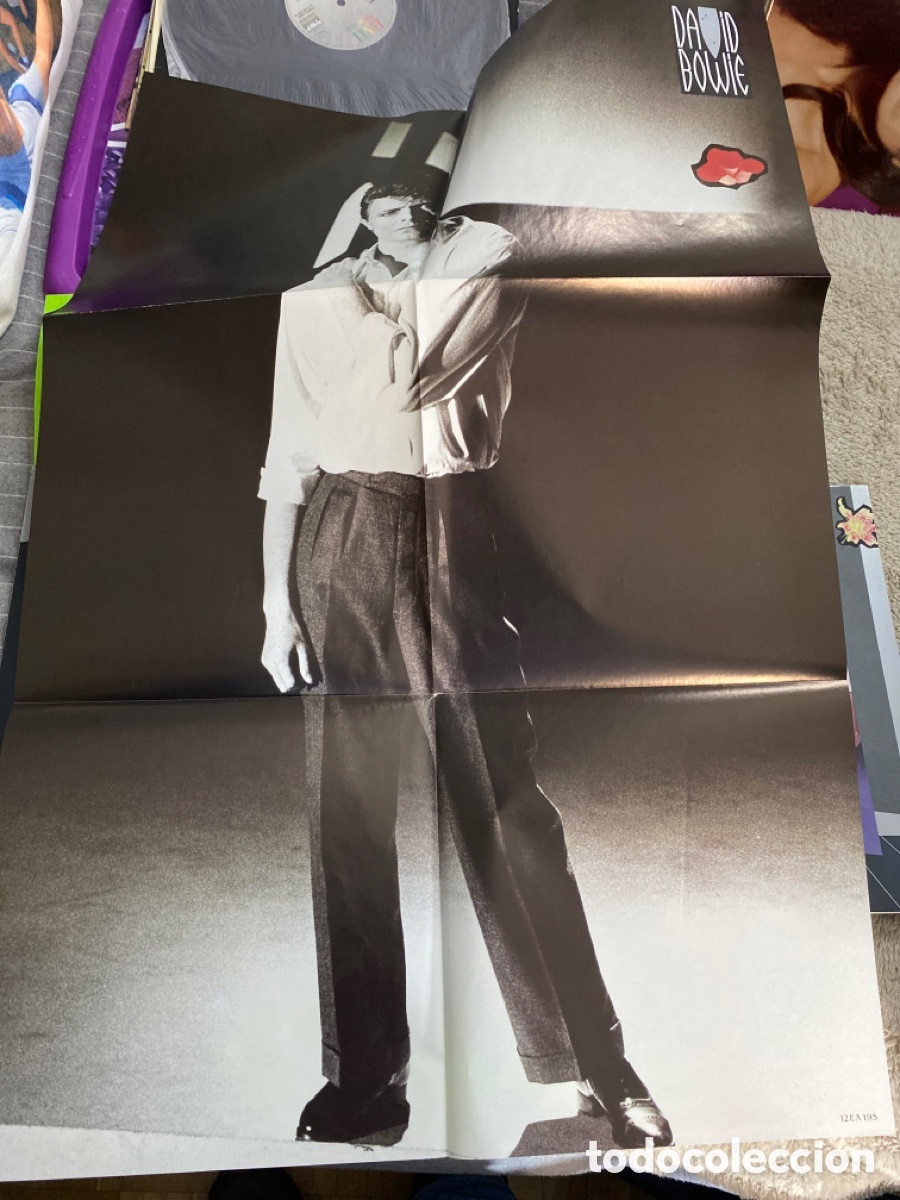 Discos de vinilo: David Bowie ( promocional) versi&oacute;n americana con p&oacute;ster - Foto 8