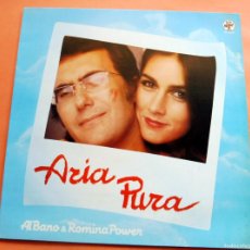 Discos de vinilo: LP - ALBANO & ROMINA POWER - ARIA PURA - BABY RECORDS 1982 - BR 56033 MADE IN ITALY