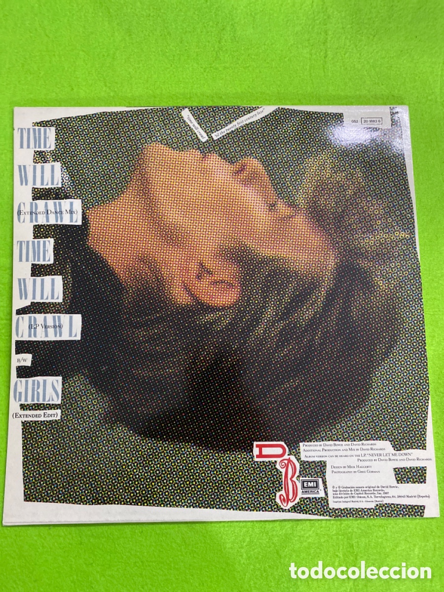 Discos de vinilo: David Bowie ( time will crawl) nuevo a estrenar - Foto 2