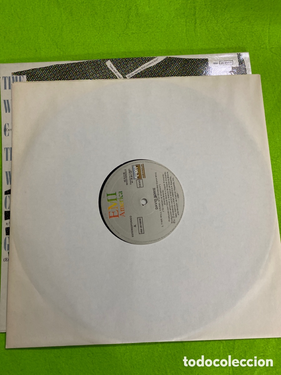 Discos de vinilo: David Bowie ( time will crawl) nuevo a estrenar - Foto 4