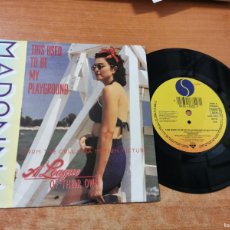 Discos de vinilo: MADONNA THIS USED TO BE MY PLAYGROUND BANDA SONORA A LEAGUE OF THEIR OWN SINGLE VINILO 1992 ALEMANIA. Lote 393515719