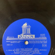 Discos de vinilo: THE BEATLES - WITH THE BEATLES PRIMERISIMA EDICIÓN DE 1964 LOGOTIPO “GLORIETA”. Lote 393526129