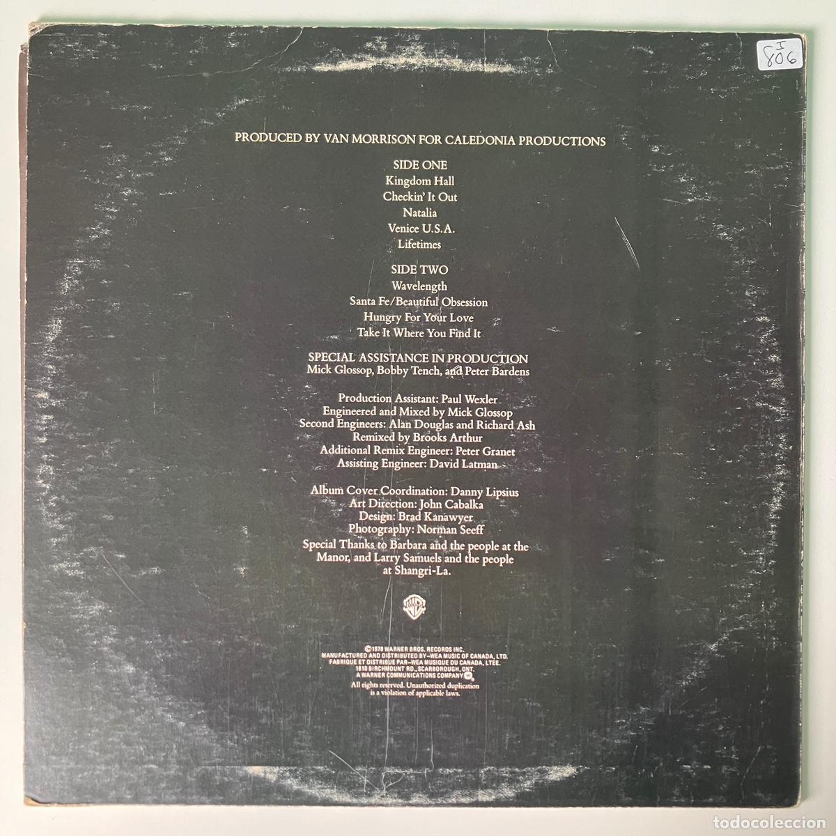 Discos de vinilo: Van Morrison &lrm;&ndash; Wavelength, Canada 1978 Warner Bros - Foto 2