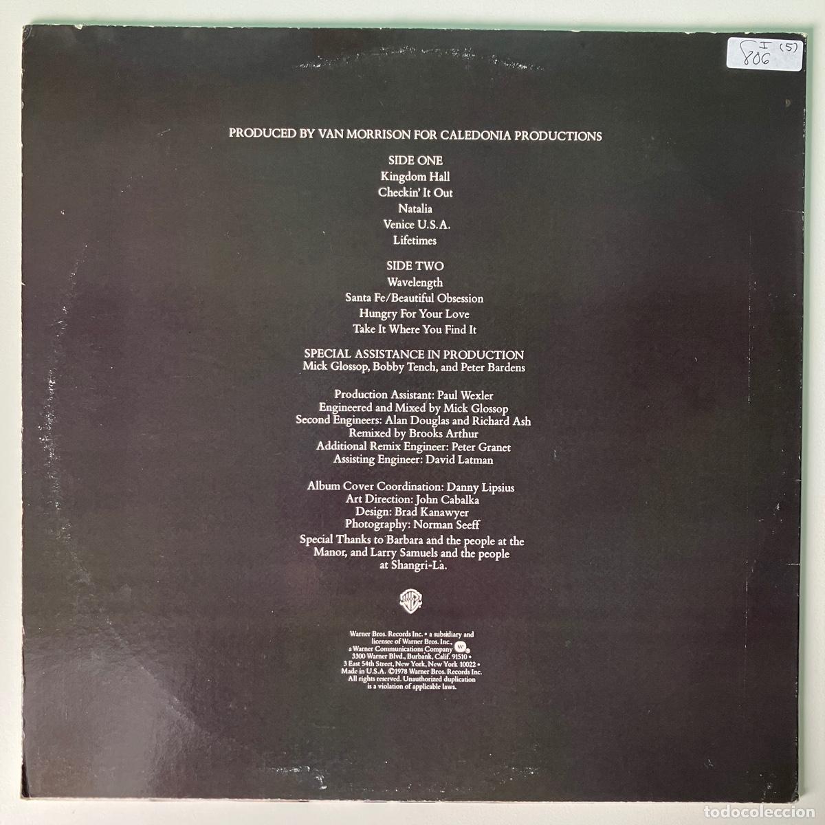 Discos de vinilo: Van Morrison &lrm;&ndash; Wavelength, Goldisc Press, US 1978 Warner Bros* - Foto 2