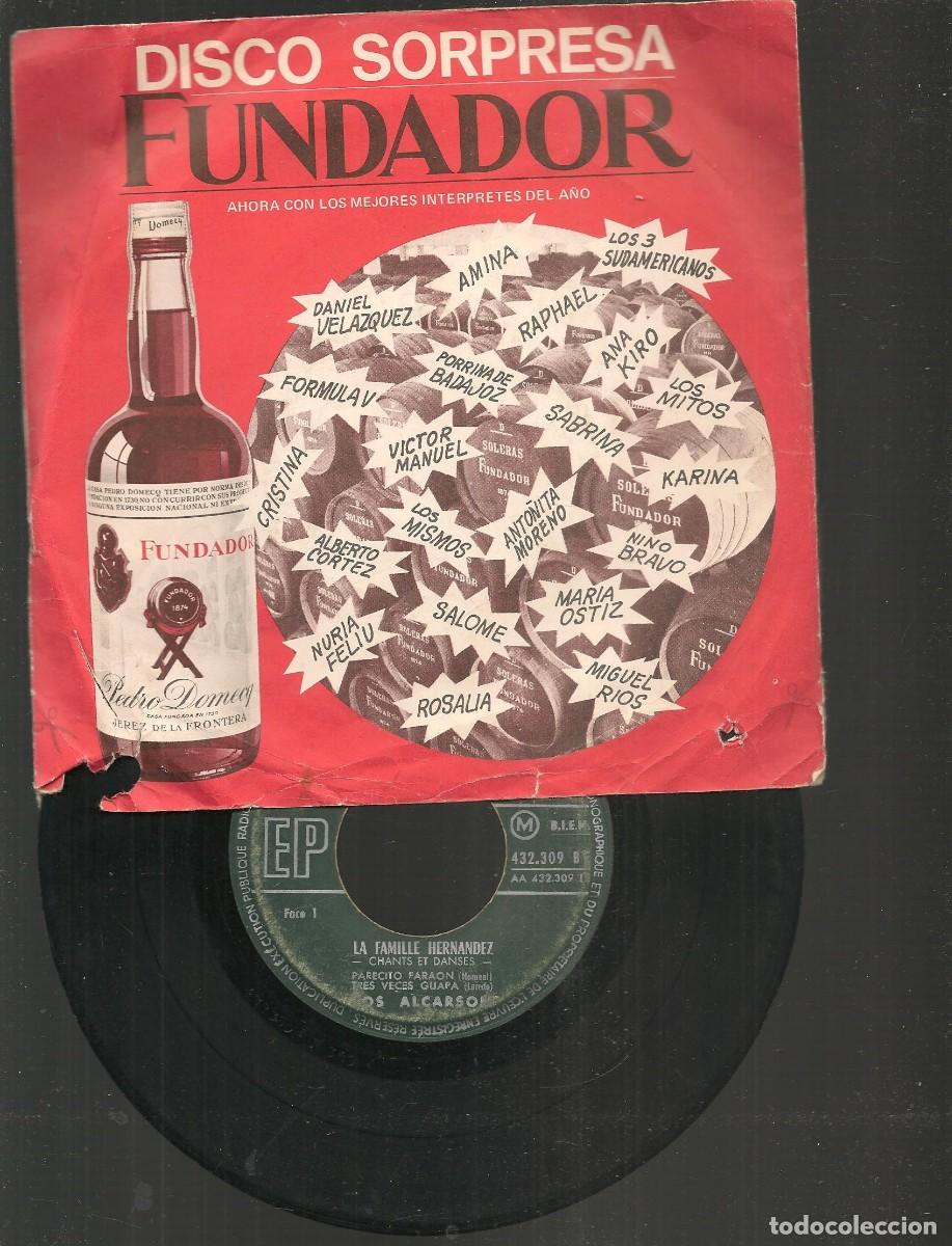 Dischi in vinile: DISCO SORPRESA FUNDADOR. LA FAMILLE HERN&Aacute;NDEZ. LOS ALCARSON. (ST/DS3)
