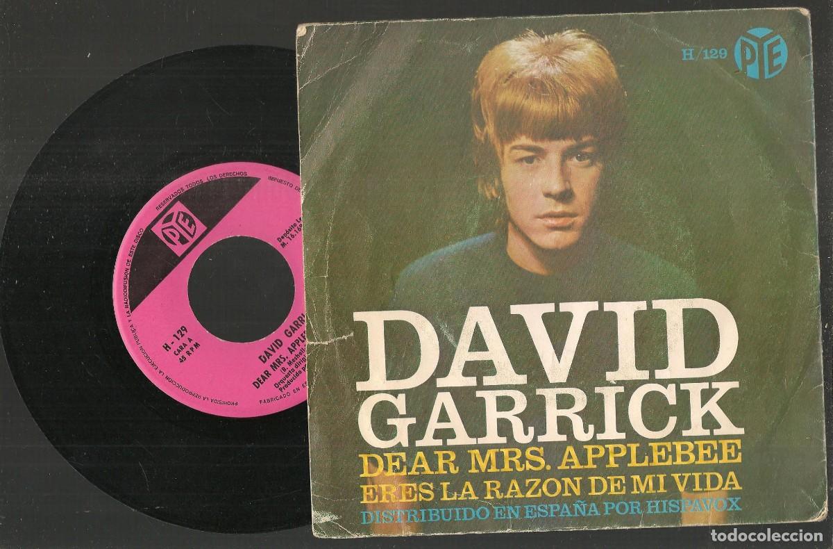 Discos de vinilo: SINGLE. DAVID GARRICK. DEAR MRS. APPLEBEE. (ST/DS3) - Foto 2