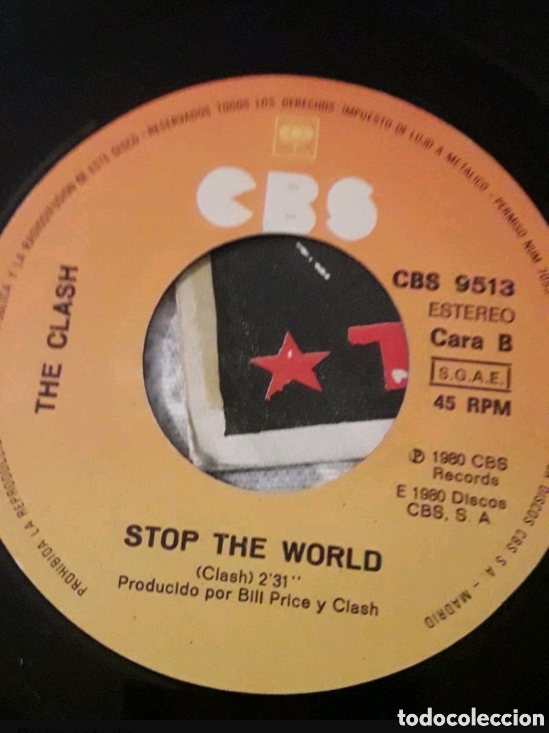 Discos de vinilo: Single The Clash. Los 7 magn&iacute;ficos - Foto 4
