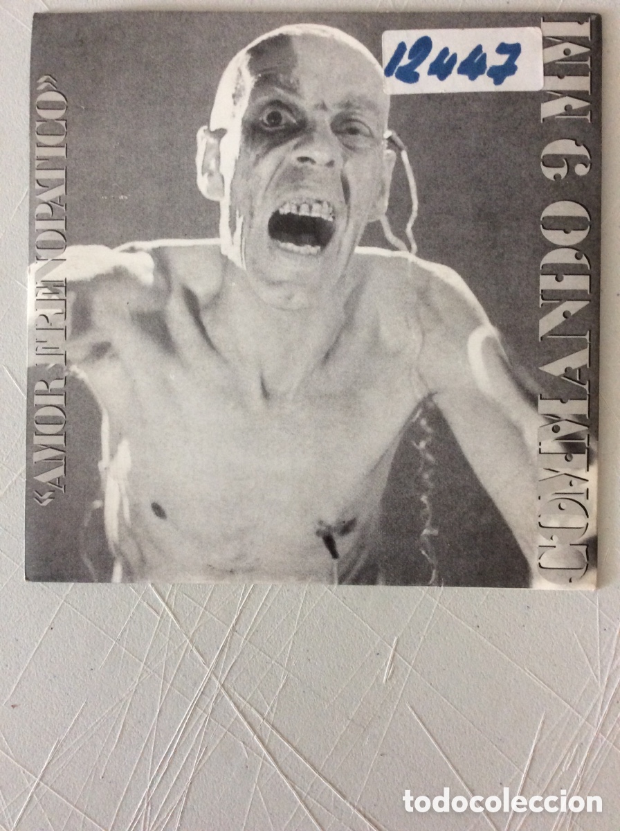 Vinyl records: Commando 9 mm. Amor frenopatico. Jenny Jenny. Odio en sudamerica.