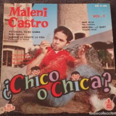 Discos de vinilo: MALENI CASTRO - EP SPAIN 1962 - BSO 'CHICO O CHICA?' RUMBA - RANCHERA-FLAMENCO - CHICA YE-YE