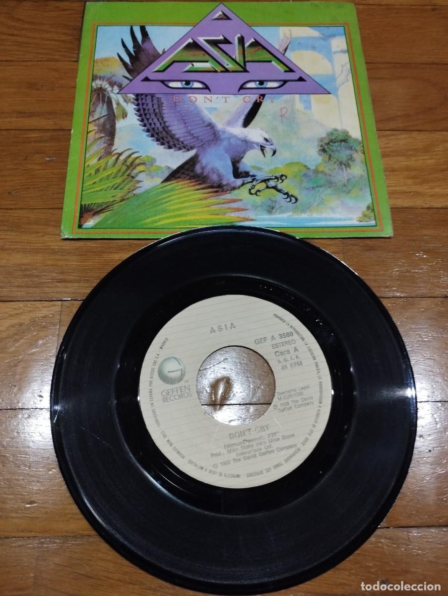 Discos de vinilo: ASIA - DONT CRY - SINGLE 1983 - Foto 1