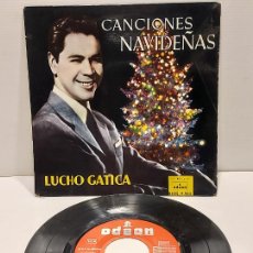 Discos de vinilo: LUCHO GATICA / CANCIONES NAVIDEÑAS / EP-ODEON-1958 / DE LUJO. ****/****. Lote 393656249