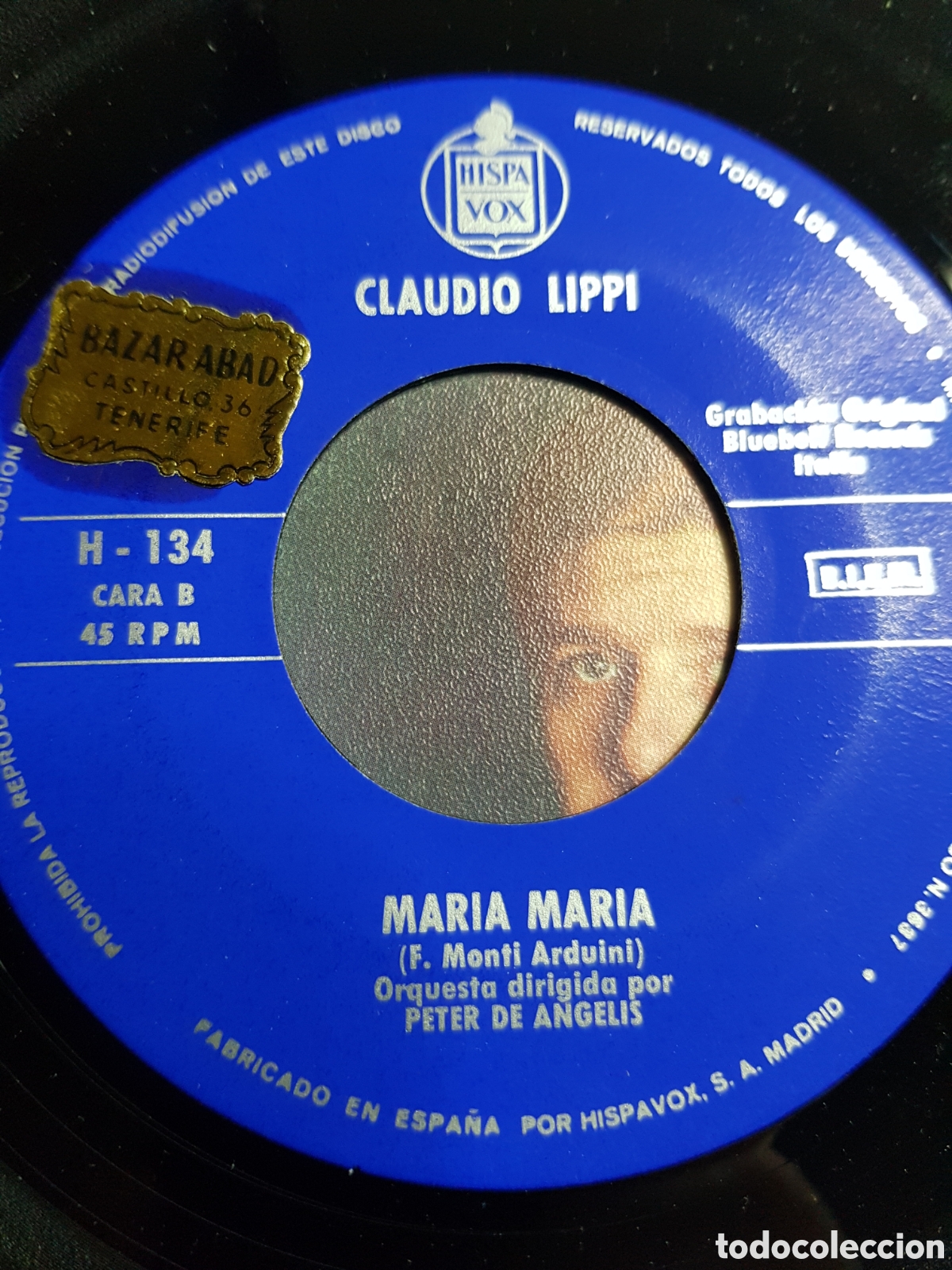 Discos de vinilo: Single 7&rdquo; Claudio Lippi 1966 El hombre de paja. - Foto 3