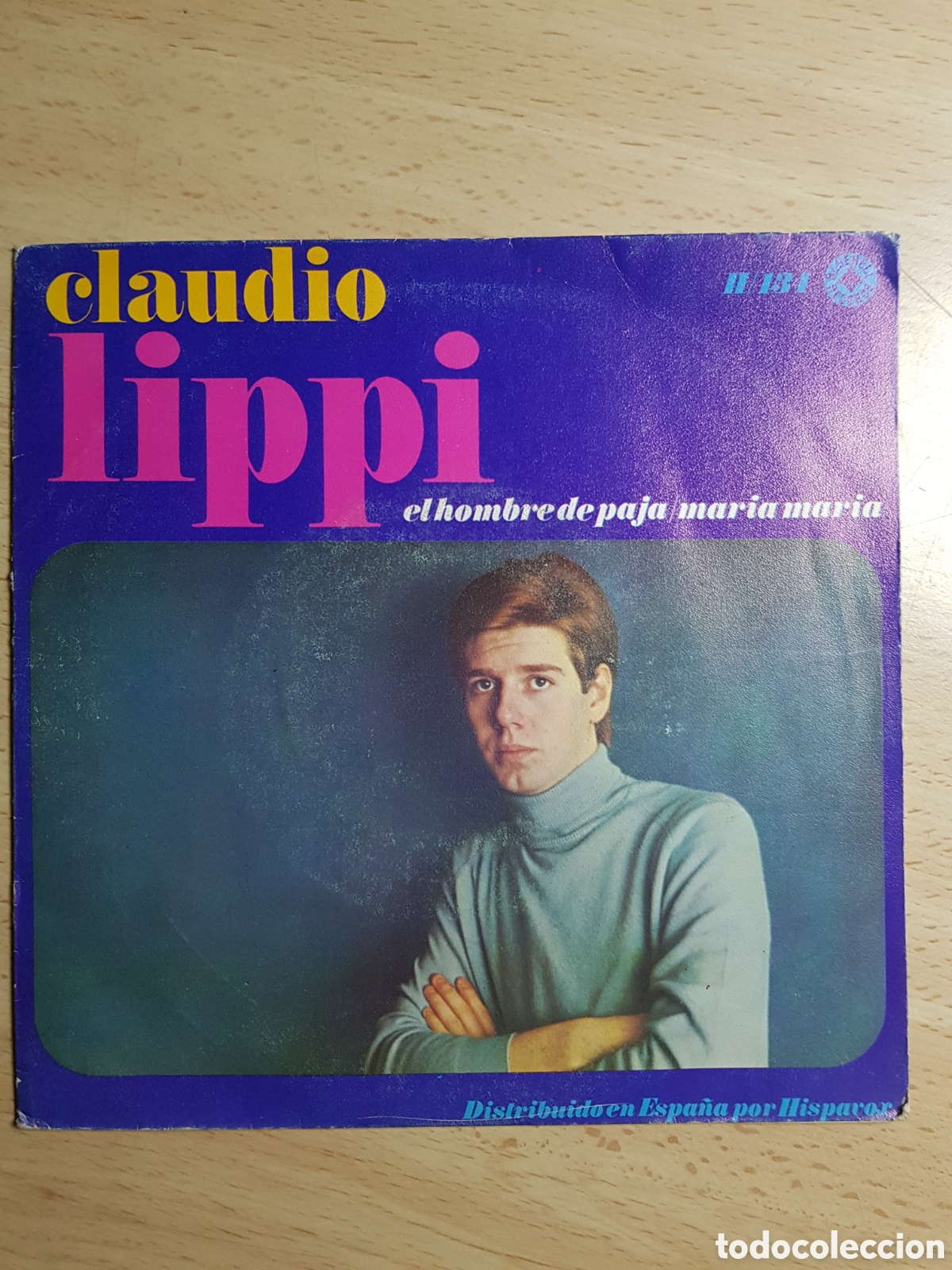 Discos de vinilo: Single 7&rdquo; Claudio Lippi 1966 El hombre de paja. - Foto 1