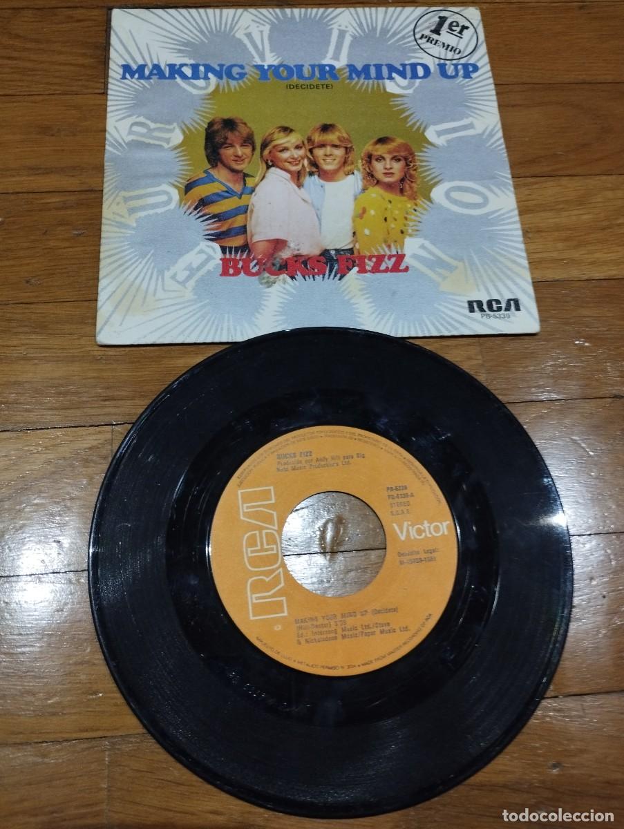 Discos de vinilo: BUCKS FIZZ - MAKING YOUR MIND UP - SINGLE 1981 - Foto 1