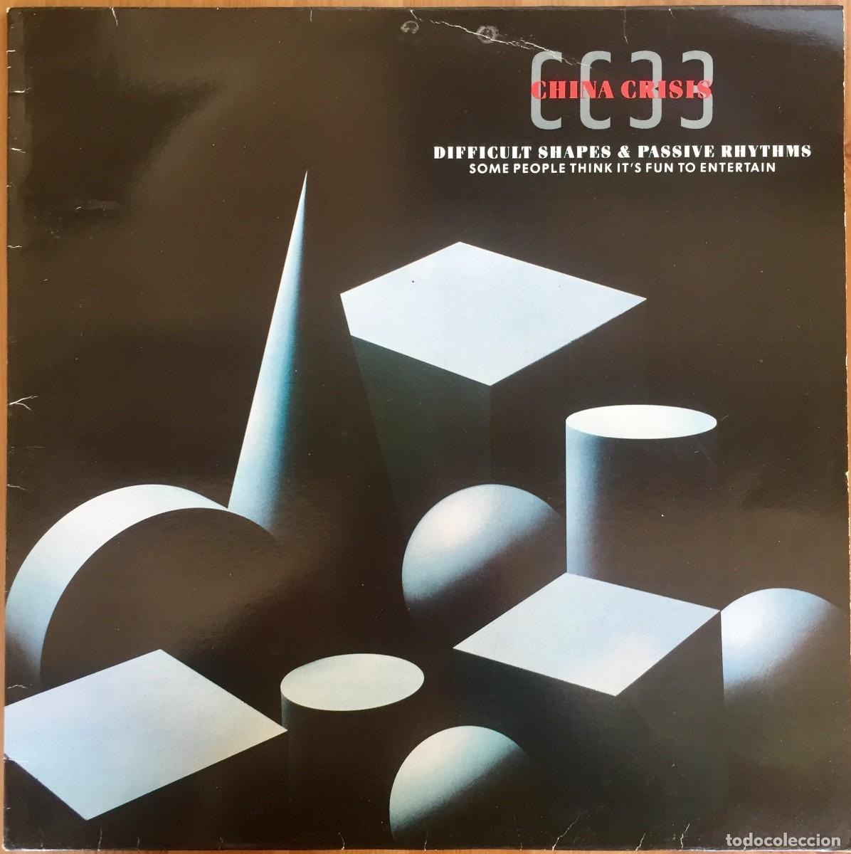 Discos de vinilo: CHINA CRISIS : DIFFICULT SHAPES & PASSIVE RHYTHMS [VIRGIN - ESP 1982] LP - Foto 1