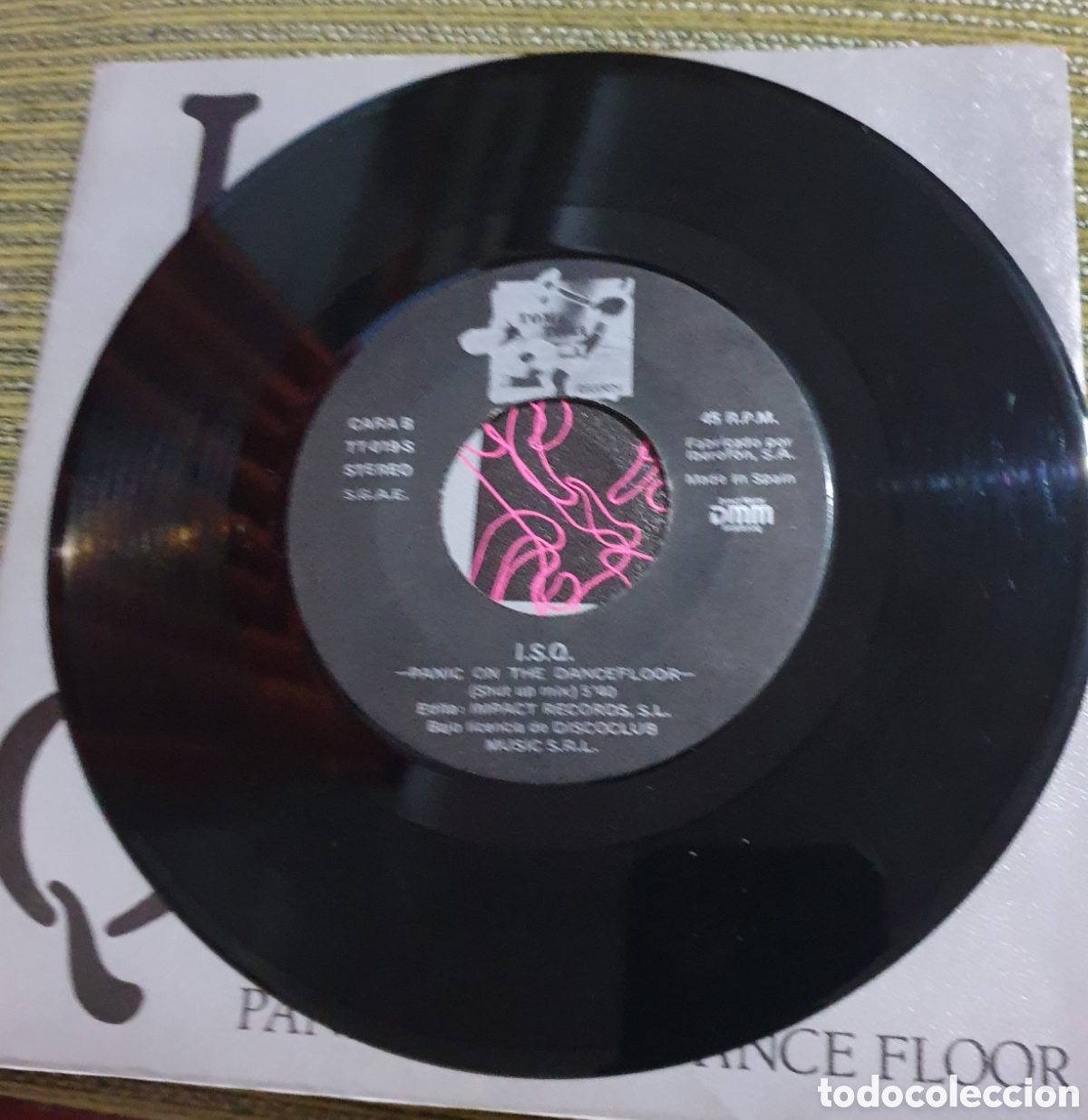 Discos de vinilo: I.S.Q. - PANIC ON THE DANCE FLOOR - Foto 2