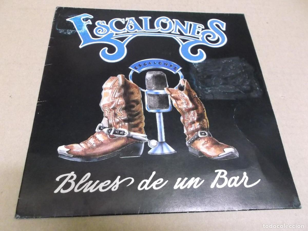 Discos de vinilo: ESCALONES (SINGLE) BLUES DE UN BAR A&Ntilde;O &ndash; 1992 - Foto 1