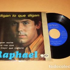 Discos de vinilo: RAPHAEL - MI GRAN NOCHE / DIGAN LO QUE DIGAN - SINGLE EP - 1967. Lote 393720634