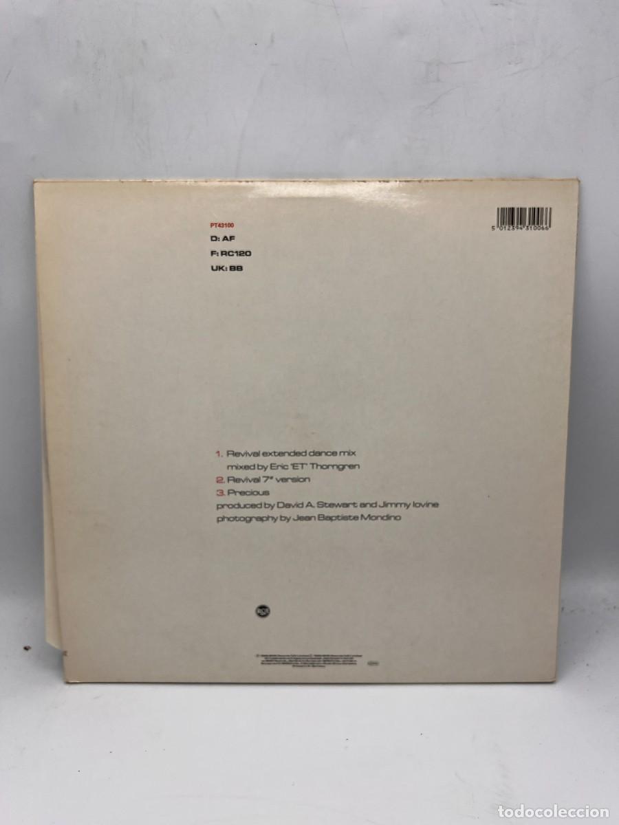 Discos de vinilo: MAXI-SINGLE. REVIVAL - EURYTHMICS. RCA. 1989 - Foto 4