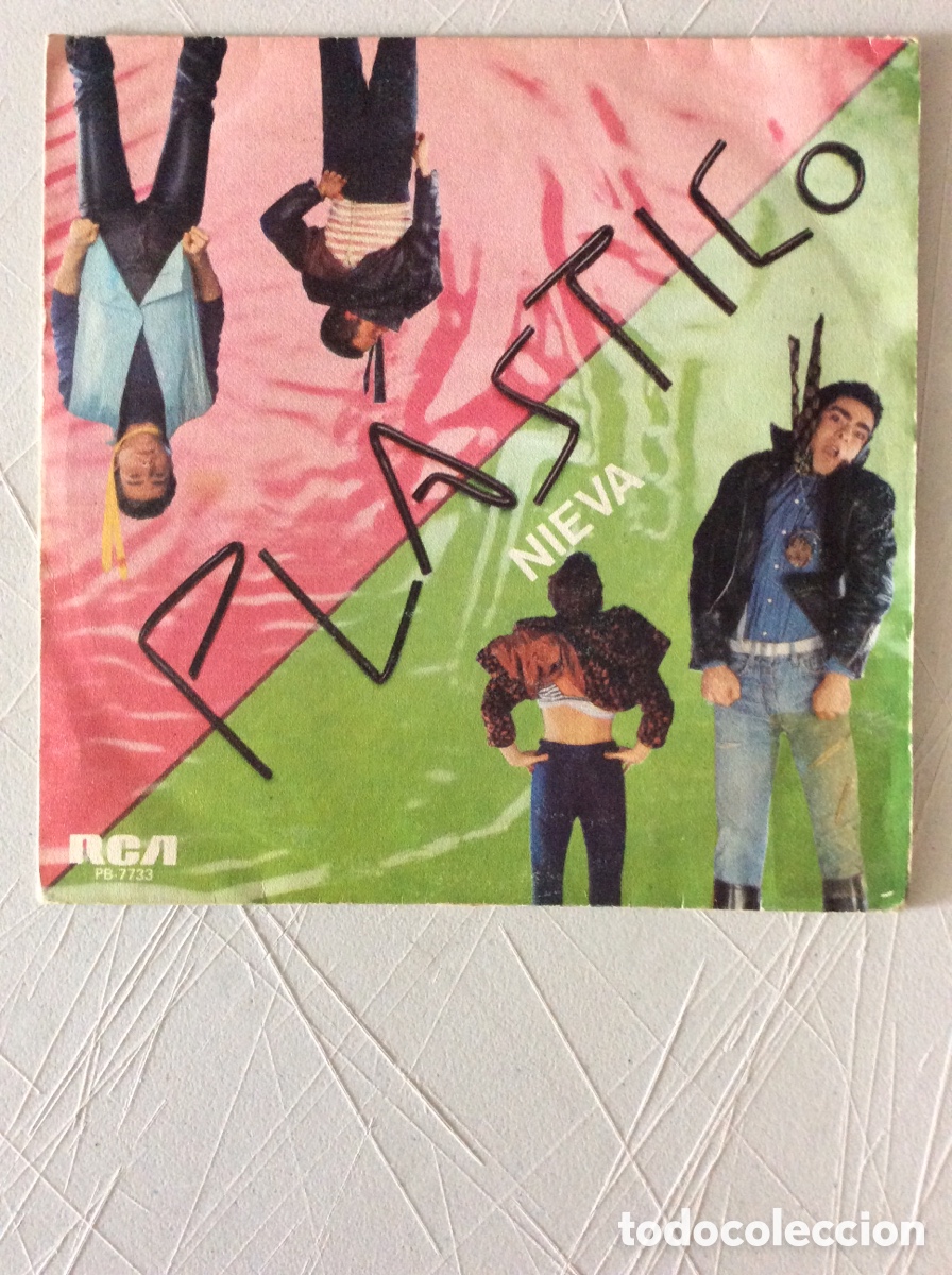 Discos de vinilo: Pl&aacute;stico. Nieva. Mil espejos. - Foto 1