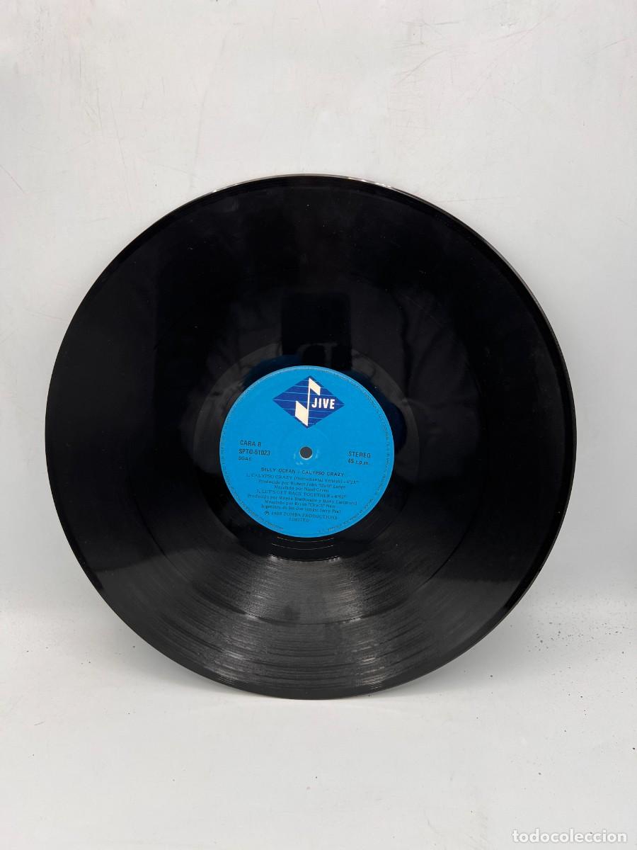 Discos de vinilo: MAXI SINGLE. BILLY OCEAN - CALYPSO CRAZY. 1988 - Foto 3
