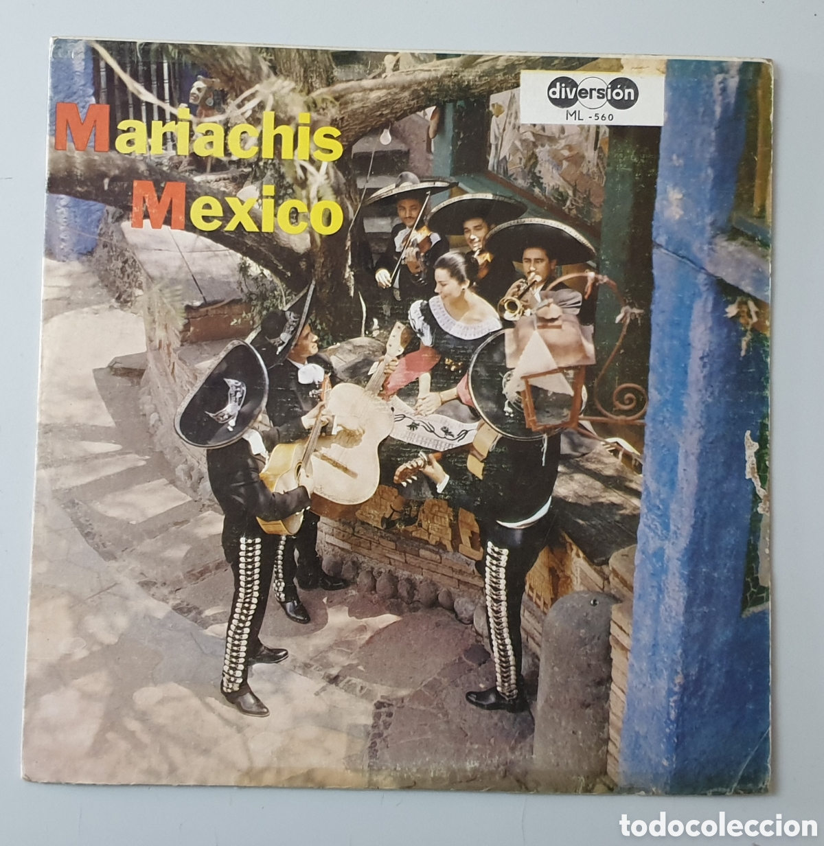 Vinyl records: LP MARIACHI NACIONAL DE ARCADIO ELIAS Mariachis Mexicanos (Venezuela - Venevox - 1964)
