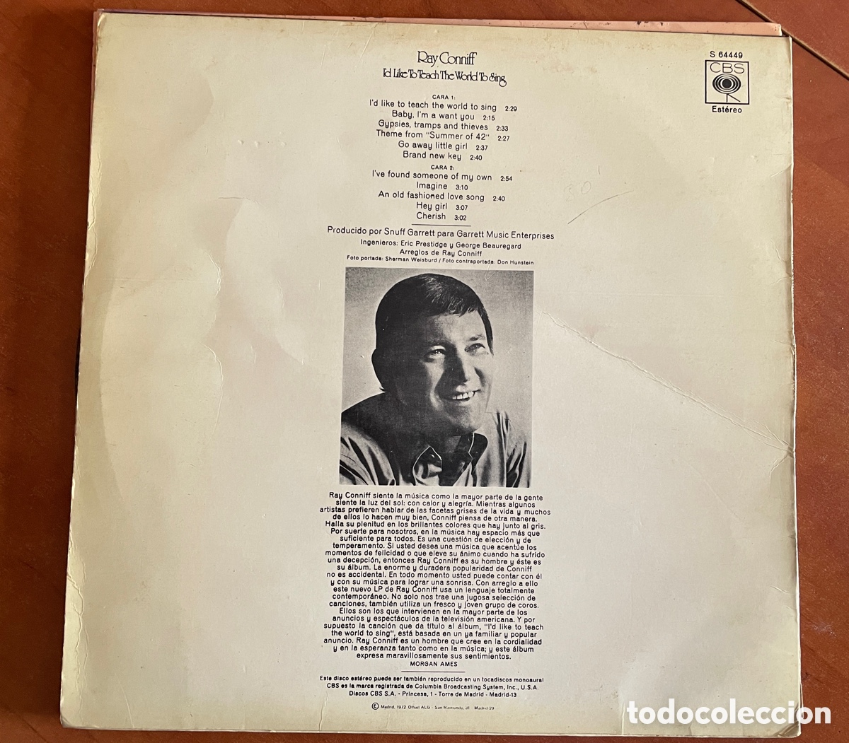 Discos de vinilo: Lote Ray Conniff 3 LPs vinilo - Foto 3