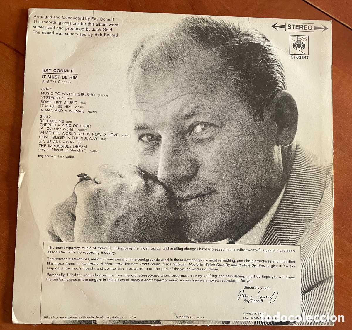 Discos de vinilo: Lote Ray Conniff 3 LPs vinilo - Foto 7