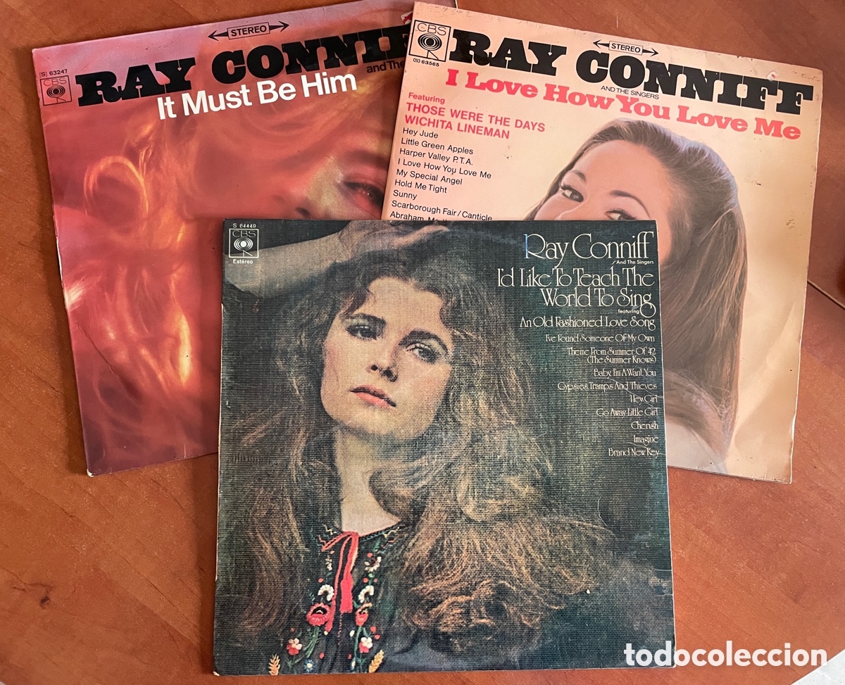Discos de vinilo: Lote Ray Conniff 3 LPs vinilo - Foto 1