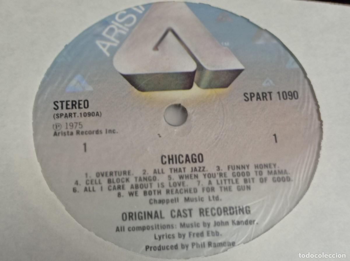 Discos de vinilo: Disco lp Chicago (1975 original Broadway cast) - Foto 2