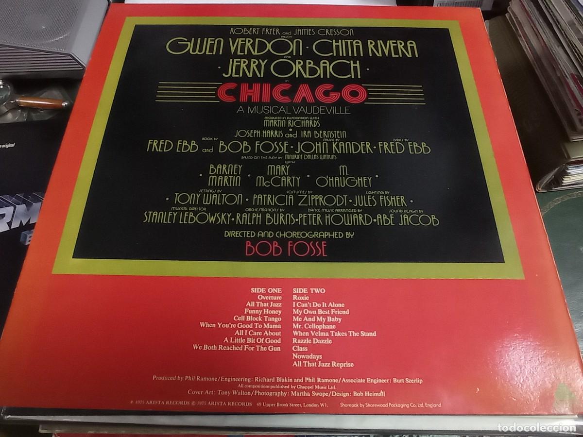 Discos de vinilo: Disco lp Chicago (1975 original Broadway cast) - Foto 3