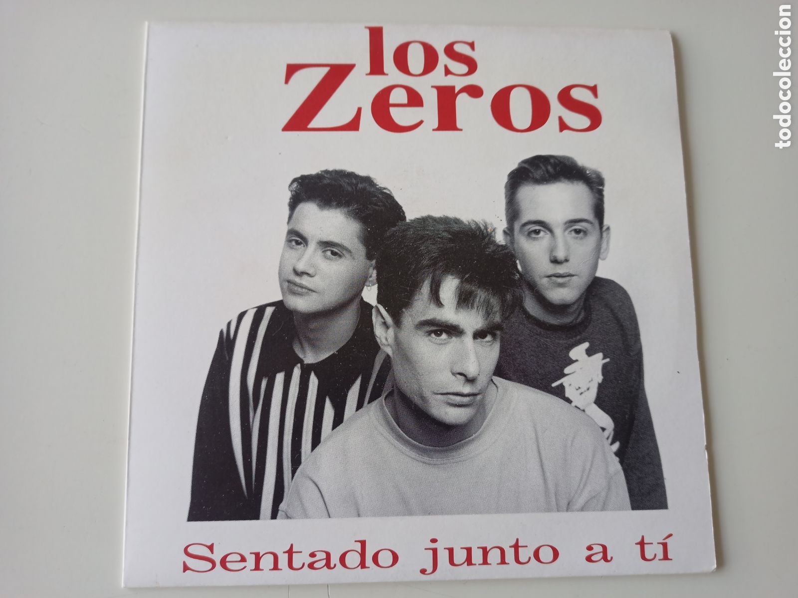 Discos de vinilo: Los Zeros - Sentado junto a ti - Foto 1