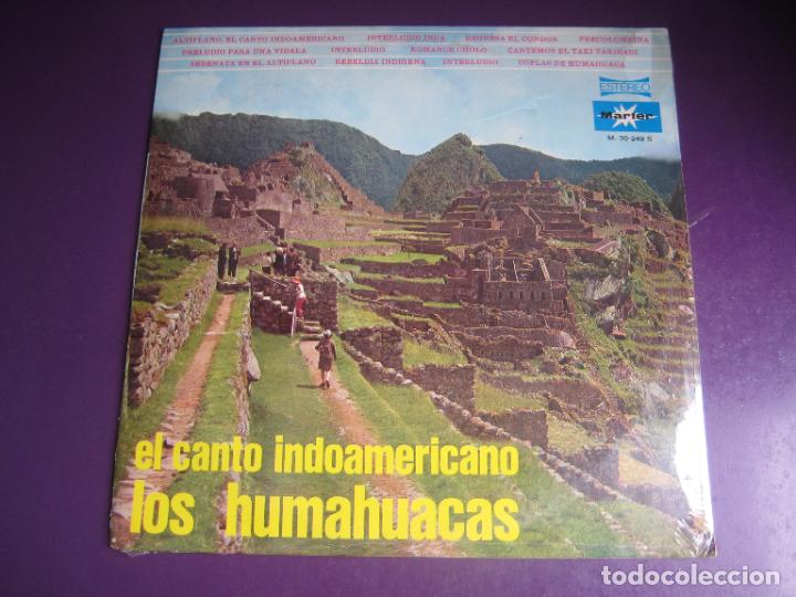 Dischi in vinile: LOS HUMAHUACAS &lrm;&ndash; ALTIPLANO-EL CANTO INDOAMERICANO LP MARFER 1976 - MUSICA ANDINA - PERU - BOLIVIA